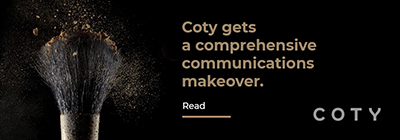 Coty gets a comprehensive communications makeover.
