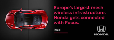 Europe’s largest mesh wireless infrastructure. Honda gets connected with Focus.